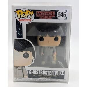 Funko POP! Stranger Things Ghostbuster Mike Wheeler #546 Figure w/Protector New